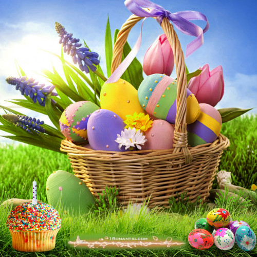 Открытка с пасхой