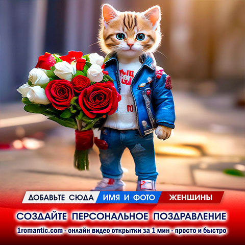 Прикольная открытка с 8 марта